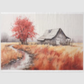 Mousseline Papier Découpage De L'Époque À L'Automne 6 (Recto)