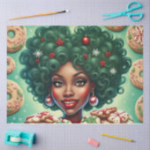 Mousseline Papier Découpage de Noël Cookie Queen (Artisanat)