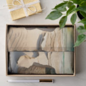 Mousseline Papier Découpage de scène de l'Art de la plage (Cadeau)