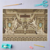 Mousseline Papier Découpage de Statue Romaine Architecturale (Artisanat)