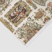 Mousseline Papier découpage de style baroque (Détail)