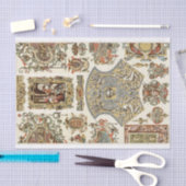 Mousseline Papier découpage de style baroque (Artisanat)