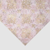 Mousseline Papier découpage écriture manuscrite damassé vinta (Détail)