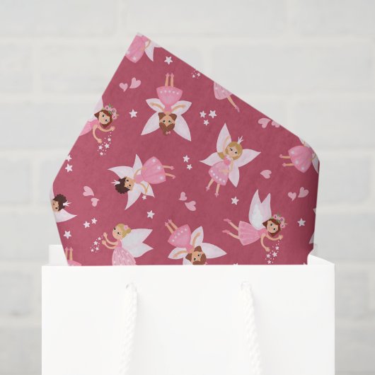 Mousseline Papier decoupage fée, Magie de pixie (Sac cadeau)