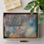 Mousseline Papier découpage Fleurs d'aquarelle foncée | Moody (Cadeau)