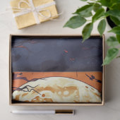 Mousseline Papier Découpage Halloween Raven 2 (Cadeau)