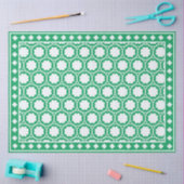 Mousseline Papier Découpage Incrustation d'Os Moderne Vert Cl (Artisanat)