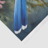 Mousseline Papier Découpage Jay 2 bleu (Détail)