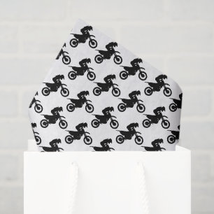 Mousseline Papier decoupage Motocross, moto tout-terrain moto
