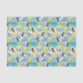 Mousseline Papier decoupage plongée, snorkeling (Recto)