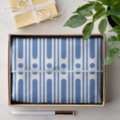 Mousseline Papier Découpage Points Incrustation d'Os Bleu Bla (Cadeau)