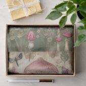 MOUSSELINE PAPIER DECOUPAGE POUR DECOUPAGE CHAMPIGNONS DE FOR (Cadeau)
