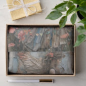 MOUSSELINE PAPIER DECOUPAGE POUR FILLE FÉE DE LA FORÊT (Cadeau)