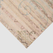 Mousseline Papier découpage rustique vintage pêche texture en (Détail)