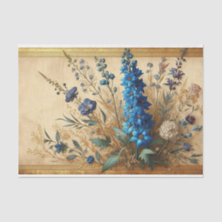 Mousseline papier decoupage tissu faune florale