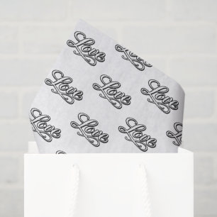 Mousseline Papier decoupage tissue pour un amour élégant