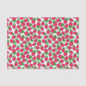 Mousseline Papier Découpe Fraises, Fruits d'Été (Recto)