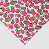 Mousseline Papier Découpe Fraises, Fruits d'Été (Détail)