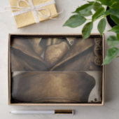 Mousseline Papier découpé Pitbull Steampunk (Cadeau)