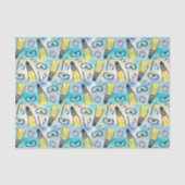 Mousseline Papier Découpe Plongée, Snorkeling  (Recto)