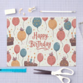 Mousseline Papier d'emballage cadeau d'anniversaire (Artisanat)