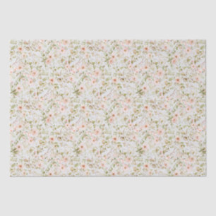 Mousseline Papier d'emballage Coquette Cottagecore à fleurs r