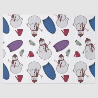 Mousseline Papier d'emballage Fun Hiver