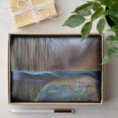 Mousseline Papier d'emballage graphique visionnaire illustré (Cadeau)