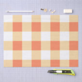 Mousseline Papier d'enrobage Motif En vichy (Artisanat)