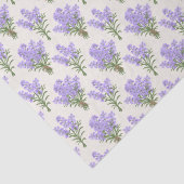 Mousseline Papier d'enrobage Provence Lavender Bunches (Détail)