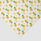 Mousseline Papier d'enveloppement à thème ananas (Détail)