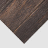 Mousseline papier en bois brun foncé (Détail)