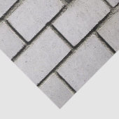 Mousseline papier en brique blanche (Détail)
