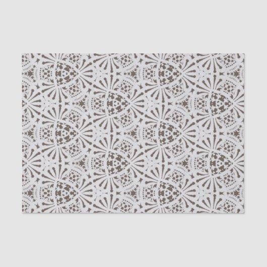 Mousseline Papier en dentelle incorporé (Recto)