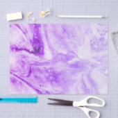 Mousseline Papier en papier peint coulé marbré (Artisanat)