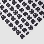 Mousseline Papier en tissu blanc Black Clover (Détail)