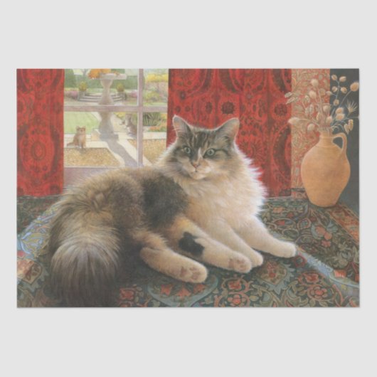 MOUSSELINE PAPIER EN TISSU CAT (Recto)