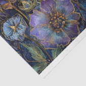 MOUSSELINE PAPIER EN TISSU DÉCOUPAGE DU JARDIN DE MINUIT ENCH (Détail)