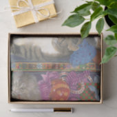 MOUSSELINE PAPIER EN TISSU PEINT CAT (Cadeau)