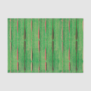 MOUSSELINE PAPIER EN TISSU VERT MOTIF EN BOIS JAPONAIS