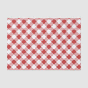 Mousseline Papier En vichy pique-nique rouge - BBQ Cookout Bi