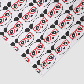 Mousseline Papier enveloppé cadeau Panda (Détail)