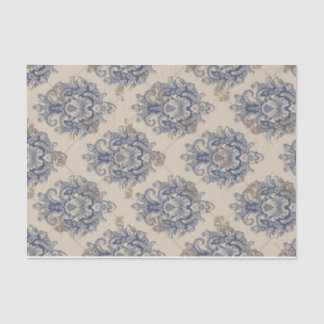 Mousseline Papier Ephémère Motif Vintage baroque