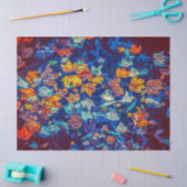 Mousseline Papier feuille abstrait (Artisanat)