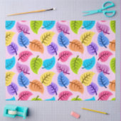 Mousseline papier feuille arc-en-ciel (Artisanat)