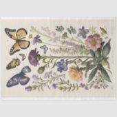 MOUSSELINE PAPIER  Fleurs d'été v3 Tissue paper  (Recto)