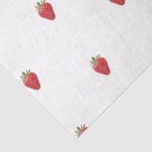 Mousseline Papier fraise Tissu mini  (Détail)