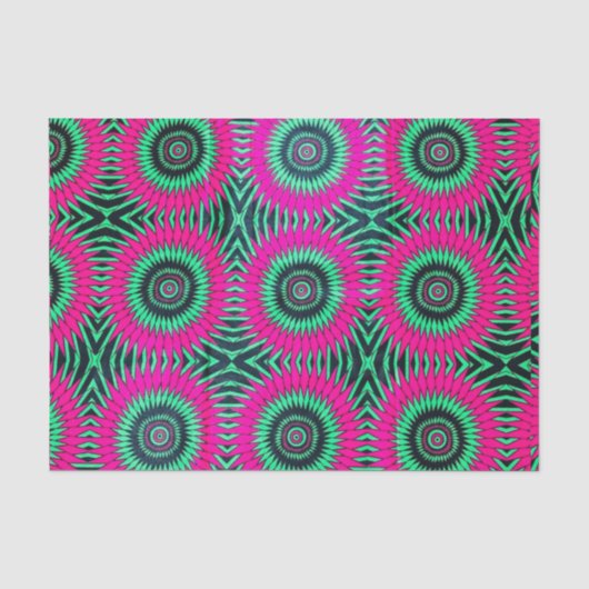 Mousseline Papier imprimé africain (Recto)
