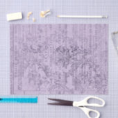 Mousseline Papier journal pourpre rétro (Artisanat)