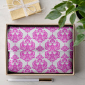 Mousseline Papier kraft monogrammé lettre initiale damassé ro (Cadeau)